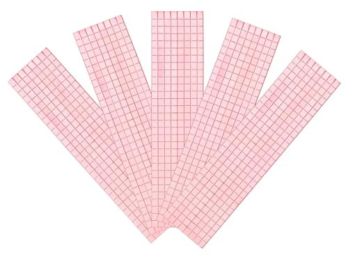 QUARKZMAN 2360 Autocollants de Carreaux de Mosaïque Miniatures Auto-Adhésifs 5 x 5 mm en Miroir Carrés en Verre pour Fabrication de Décorations Artisanales de Boule Disco, Couleur Or Rose