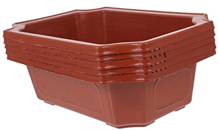 BESPORTBLE 5stücke Kunststoff Blumentöpfe Mit Drainagelöchern Für Sukkulenten Und Bonsai Leichte Langlebige Pflanzgefäße Für Innen Und Außenbereich Platzsparend Und Dekorativ