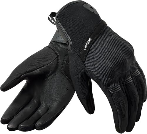 Revit Mosca 2 Gants de moto pour femme, noirs, taille XL
