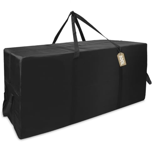 OARCO 300L Bolsa de almacenaje súper grande Bolsa de | Almacenaje resistente Bolsa de transporte con asa para ropa de cama Colchones Mantas Colchas y almohadas