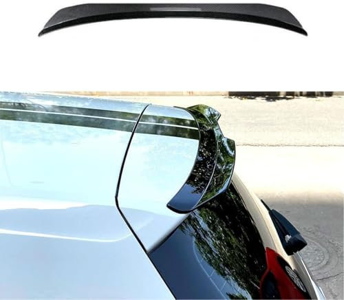 GEBBEM Auto Heckspoiler für Opel Vauxhall Adam M13 2013 2014 2015 2016 2017 2018 2019, Kofferraumspoiler Heckflügel Lippe Spoiler Tuning Styling Zubehör,Carbon Fiber Look