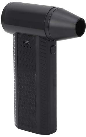 Tragbares Luftgebläse mit 4 Geschwindigkeitsstufen, 130.000 U/min Motor, USB-C Aufladung, 3000mAh Akku, Staubentferner für Tastatur, PC, Smartphone und Elektronik Zubehör