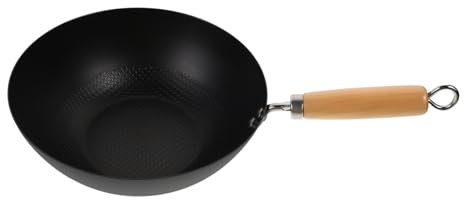 Garneck Lot De 3 Mini Woks En Fer Forgé Pour Cuisinière À Petite Marmite