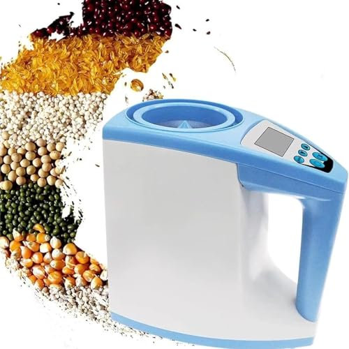 HYYKEJI Misuratore di umidità per Cereali Automatico, Misuratore di umidità per Cereali con Display LCD Portatile, Misuratore di umidità Professionale, per Grano Mais Riso Fagioli Arachidi Soia