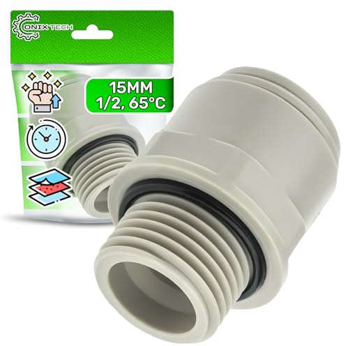Raccordo per Tubi in Rame o Policarbonato 1/2” Ø15 mm Temperatura max 65°C | Garanzia di 5 Anni - ONIX TECH