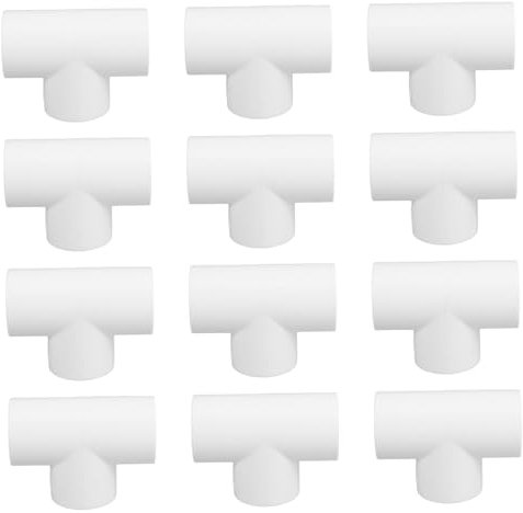 Artibetter 12pezzi Raccordi Per Tubo Da Giardino Pvc Adattatori e Connettori Per Impianti Idrici Facile Installazione e Resistente All Per Uso Domestico e Agricolo