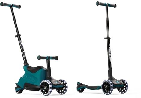 smarTrike Xtend Toddler Ride On Scooter Toy, Ages 1-12, Foldable Scooter for Kids with XL LED Wheels