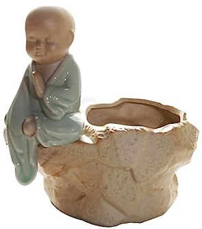 Toyvian 1 Pièce Pot Céramique pour Plantes Conteneur de Jardinage Élégant pour Décoration