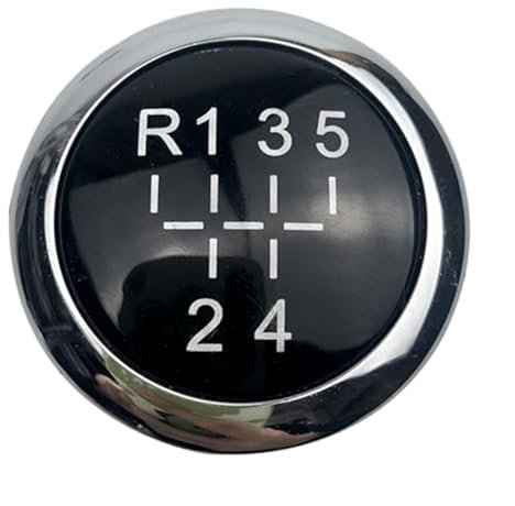 para Opel para Astra III H para Corsa D 2004 2005 2006 2007 2008 2009 2010 Accesorios Coche 5/6 Velocidad Perilla Palanca Cambios de Coche Emblema Perilla Cambio Marchas Automática(‎5 Speed R12345)