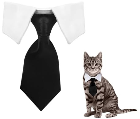 Fliege für Hunde und Katzen, Verstellbar Hund Katze Smoking Kragen, Hochzeit Haustier Krawatte, Kostüm für Katzen Hunde, Halsband Hund Klein für Hundegeburtstag Hochzeit Ostern (S Size