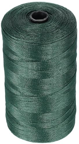 Hemobllo Cuerda de Nailon Trenzada de 6 Hebras para Redes de Pesca, Cuerda Multiusos Ultra Delgada y Resistente para Reparación y Uso en Redes de Camarones