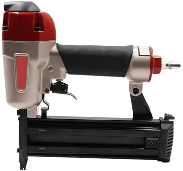 Professional Pneumatic Upholstery Stapler 18 Gauge Pneumatic Upholstery Stapler F50 Accepts 15-50mm Nails for Upholstery Furniture Air Nail Gun