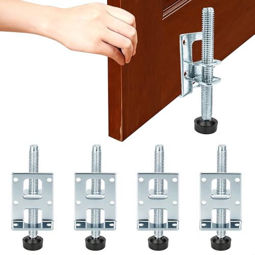 Möbelfötter justerbar möbelhöjd 4 möbelfötter metall, fötter för möbler justerbar höjd 10 cm, höjdjusterbara fötter utrustade med skruvar för enkel installation, lämplig för skåp