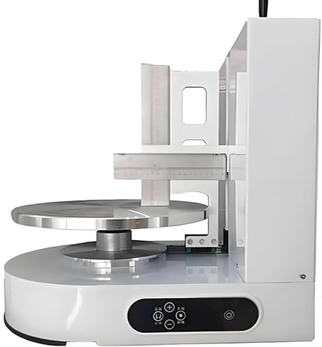 Macchina automatica per spalmare la crema per torte, macchina per riempire e stendere la crema per torte rotonda da 4-12 pollici, per spalmare la marmellata di per di compleanno