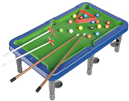 SunsoilGiant Kleine Tisch Billard Kreide, Dreieckiges Gestell für Büro, Spielzeug, Interaktionsspielzeug, Freizeit Billard Queues, Desktop Snooker für Familien, Basic