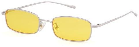 ADEWU Retro Sonnenbrille Rechteckig Sonnenbrille Vintage Schmale Brille UV-Schutz Sunglasses für Damen Herren