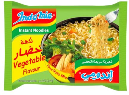INDOMIE Instant Noodles Vegetable Flavour 75g X 5 Pack (375g)