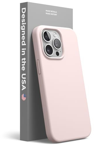 elago Silikon Hülle für iPhone 13 Pro | Premium-Silikon, kratzfest, Rundumschutz, weiches Mikrofaserfutter (Rosa)
