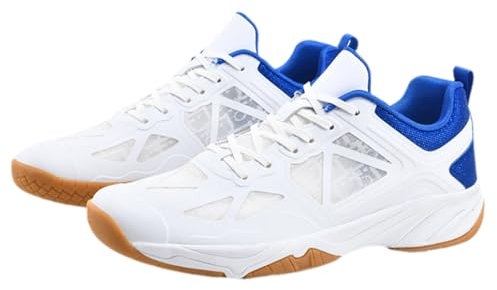 Viaoragiosa Zapatos De BáDminton Hombre,Zapatos De Tenis De Mesa,Zapatillas De Tenis De Mesa Hombre,Entrenamiento Exterior Interior Adecuado para Tenis BáDminton Senderismo Deportes Fitness