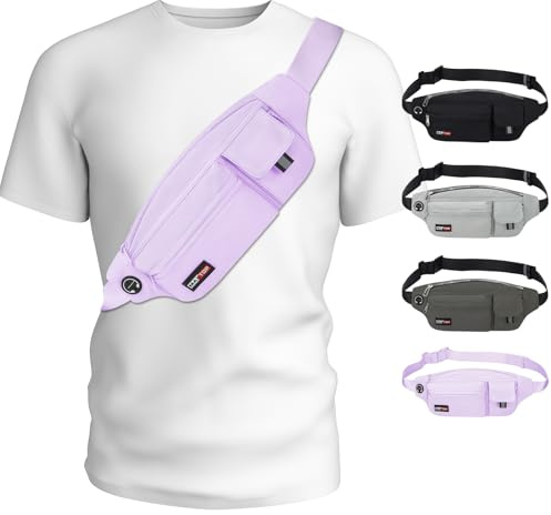 MAXTOP Bauchtasche Herren Damen Laufgürteltasche, modische Gürteltasche Hüfttasche wasserdicht, Reise Geldgürtel, Handyhalter für Yoga, Fitnessstudio, Joggen, Workout, Fitness, Training