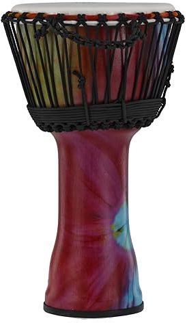 GEWA Liberty Djembé Rope Tuned - Storlek (diameter): 25,4 cm (10), höjd: 49 cm (19,5) - Antal Rope Runners: 25 - Batik