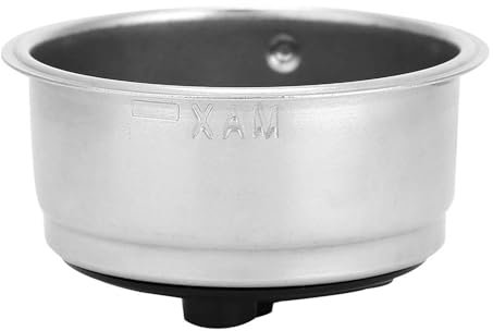 Cesta de Filtro de Café, Cesta Cafetera Taza De Filtro De Café De Acero Inoxidable Desmontable Cesta de Filtrado de Café Reutilizable para El Hogar, Oficina, Bar, Cafetería (Doble)