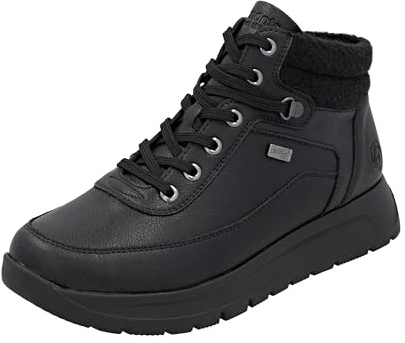 Remonte Baskets hautes D2V71 pour femme - Noir - 37 EU, Noir, 37 EU