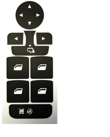 Adhesivo de reparación de botones de vinilo para C4 y Grand reduce la penetración de la luz, ideal para controles