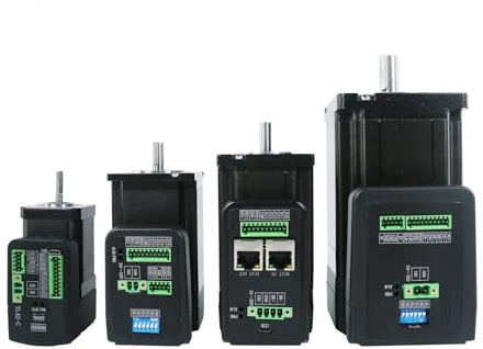P0Z9J7F 1pc Nema24 60mm 36V 4A 1000PPR 3N.m/3.5N.m/4N.m All In One Closed Loop Integrated Stepper Motor Driver(Ethercat 4N.M 8mm)