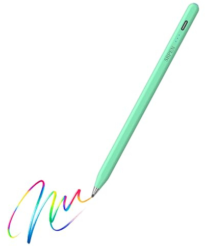 Stylo numérique pour tablette Android Samsung Galaxy Tab A11+Plus/A11/A9+/A9, précis sans délai, marche/arrêt en un clic, 2 pointes de rechange et longue durée de vie de la batterie (vert)