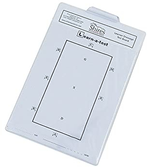 Shires - Dressuraufgabenboard Learner (Einheitsgröße) (Weiß)