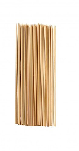 Best Sporting Schaschlikspieße Gemüsespieße Bambus, 30 cm lang, 100 Stück