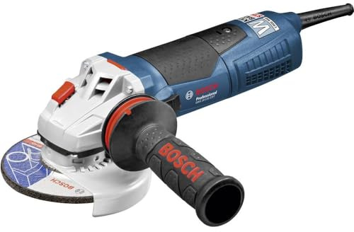 Bosch Professional Winkelschleifer GWS 19-125 CIST (inkl. Staubschutzfilter, Aufnahmeflansch, Spannmutter, Schutzhaube, Zweilochschlüssel, Zusatzhandgriffl)