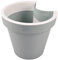 E & K gouttière Pot d 25 cm H 21 cm toit Pot de fleurs pour tube cas Pot pétrole