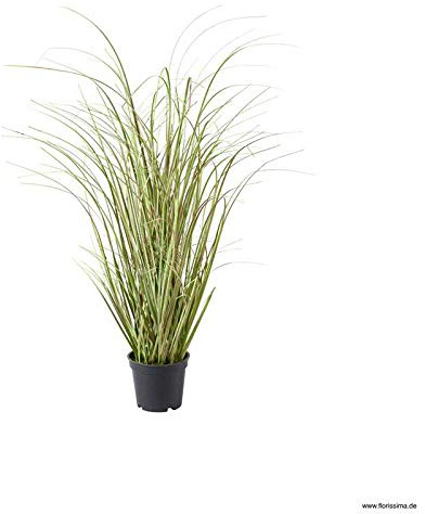 Klocke Kunstpflanzen Dekogras im Topf - Künstlich & Naturgetreu - Klein: 58cm - Hochwertiges Gras/Grasbüschel/Grasbusch/Grasbündel/Ziegras/Ufergras/Kunstgras getopft - Tischdeko