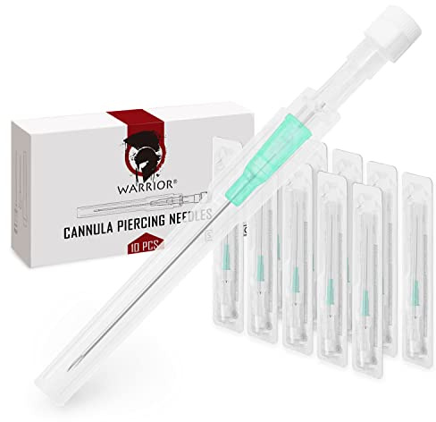 WARRIOR Katheternadeln Zum Piercing Sterilisierte Einweg Nadeln Piercing Kanülen Tattoo-Zubehör