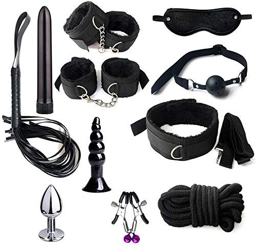 Bundled Kit, 11 Pièces Bundled Set Ensemble Nouveaux Jouets Amusants pour Adultes pour Couple Femmes Fournitures- Cadeau D'amoureux