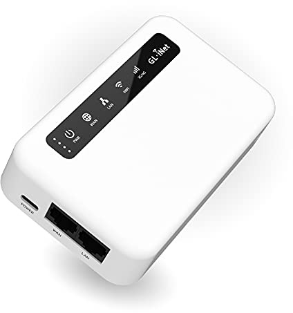 GL.iNetGL-XE300(Puli) 4GLTEMobileSmartVPNRouter|PortableWiFiWirelessTravel Hotspot,SupportATT,T-Mobile,Router/AccessPoint/Extender/WDSMode,OpenWrt, 5000mAhBattery,OpenVPNClient (EC25-AF)