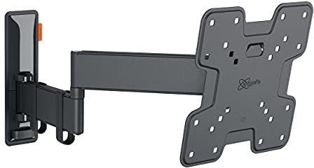 Vogel's Comfort TVM 3245 Schwenkbare TV-Wandhalterung für 19-43 Zoll Fernseher, Max. 15 kg, Schwenkbar bis zu 180°, Full-Motion TV Halterung max. VESA 200x200, Universelle Kompatibilität, Schwarz