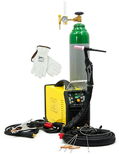 Juego #1 Magnum™ THF 238P PRO AC/DC WIG AC/DC PULS Inverter Soldadora 200 Amp Maquina de Soldadura Aluminio