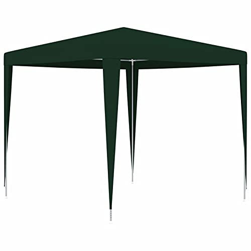 Tidyard professionell trädgårdspaviljong festtält festtält paviljong festtält trädgårdstält trädgårdstält lusthus tält 2,5 × 2,5 m grön 90 g/m²