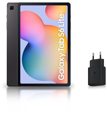 Samsung Galaxy Tab S6 Lite 2024, 10.4'' 64Go, WiFi, Anthracite, avec Chargeur secteur rapide 25W, S Pen Inclus, FR Version