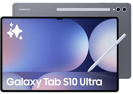 Samsung Galaxy Tab S10 Ultra 256GB Moonstone Grey and keyboard with trackpad