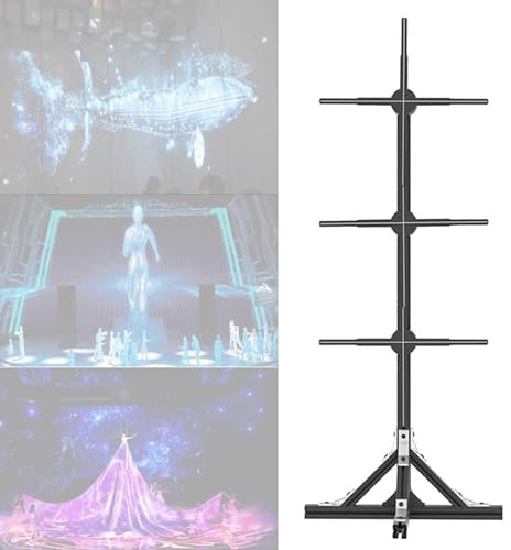 Projecteur de ventilateur hologramme 3D, affichage vidéo holographique LED, équipement publicitaire LED avec support pour entreprises, fêtes