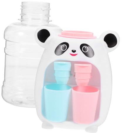 KONTONTY Mini Wasserspender Spielzeug Für Junge Mädchen Simulierte Haushaltsgeräte Bezauberndes Cartoon-Design Druckfunktion Für Spannung Hochwertiger Vielseitig Einsetzbar