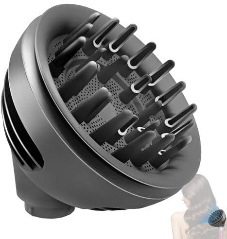 KiimSin Diffuser Nozzle Attachments for Dyson Airwrap Styler HS01 HS05 HS08, Diffuser Nozzle Convertible for Airwrap Styler into a Hairdryer