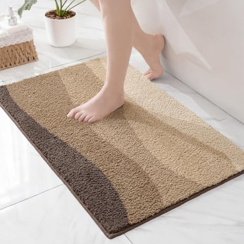 Exclusivo Mezcla Alfombra de Baño, Absorbente y Antideslizante, 40 × 60 cm