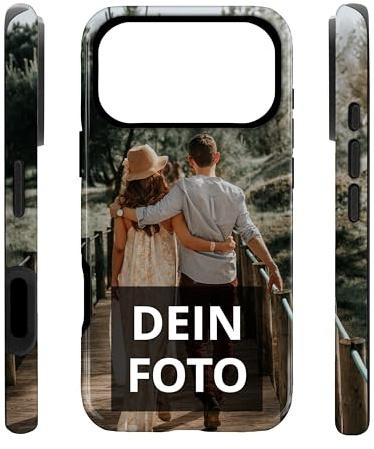 PhotoFancy® - Personalisierte Handyhülle für Apple iPhone 17 Pro Max - Hülle mit Foto - Handyhülle selbst gestalten (Premium-Softcase)
