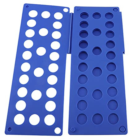 Aoresac Save Space, Quick, Easy Clothes Folding Board, Fold Pants, Multifunctional T-Shirt, Towel And More, Active Ring Design, Adjustable Thickness, Easy Storage with, And Convenient (Blue)