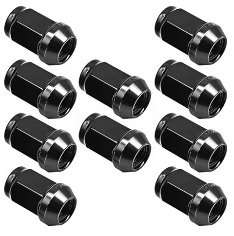 Ollanoos 20 st hjulmuttrar M12 x 1,5 hjulmuttrar, 60° SW 19 mm, ersättning för Toyota Aygo Carina Celica, ersättning för Mazda 626 RX7 323F, ersättning för Chrysler Daytona Le Baron Neon